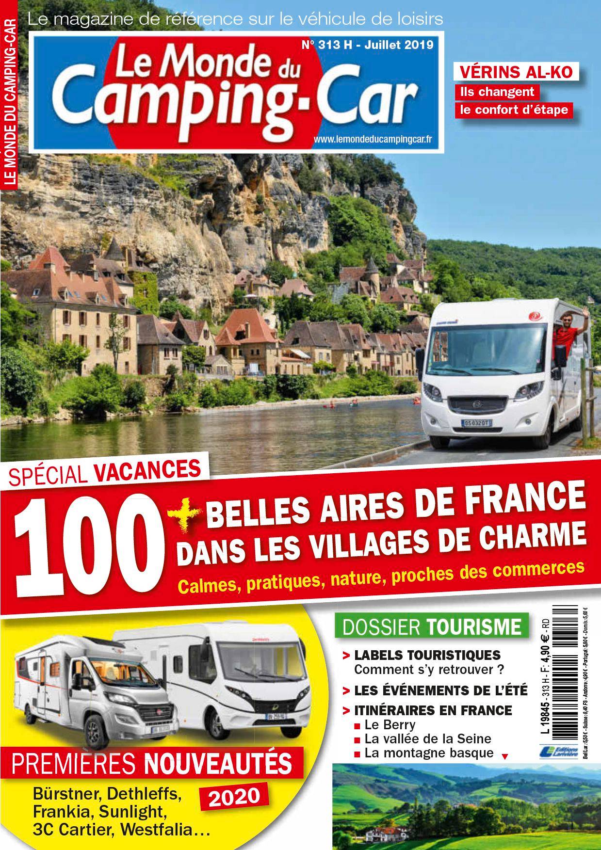 Le Monde du Camping Car n° 313 4.9€