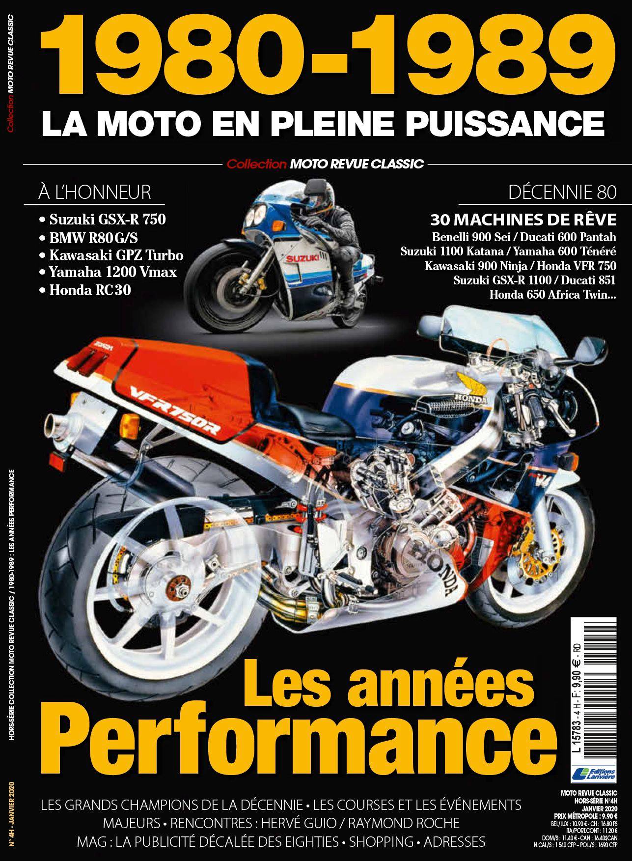 1980-1989 La moto en pleine puissance