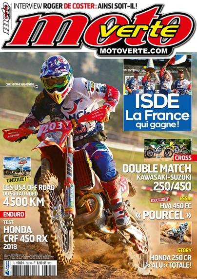 Moto verte numerique n° 522