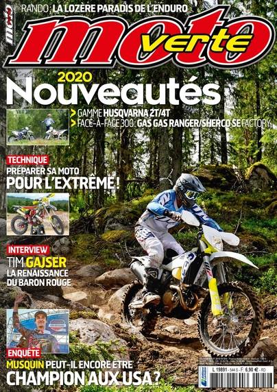 Moto verte numerique n° 544