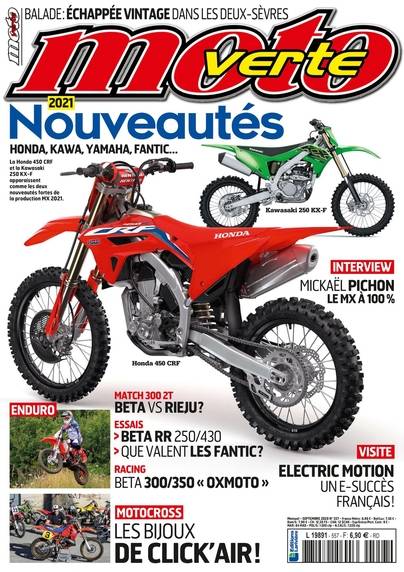 Moto verte numerique n° 557