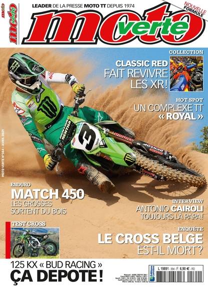 Moto verte numerique n° 564
