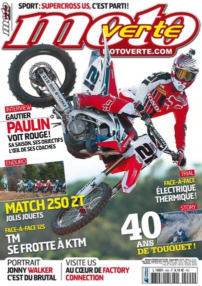 Moto verte numerique n° 490