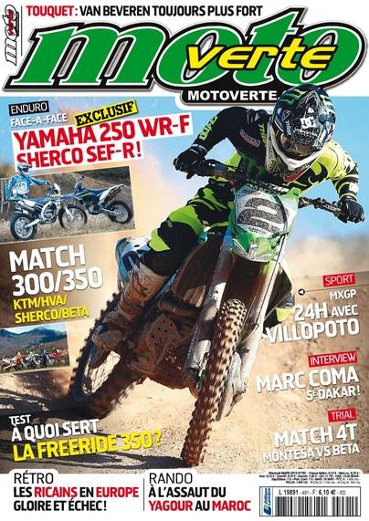 Moto verte numerique n° 491