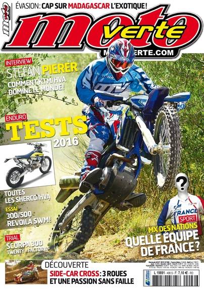 Moto verte numerique n° 496