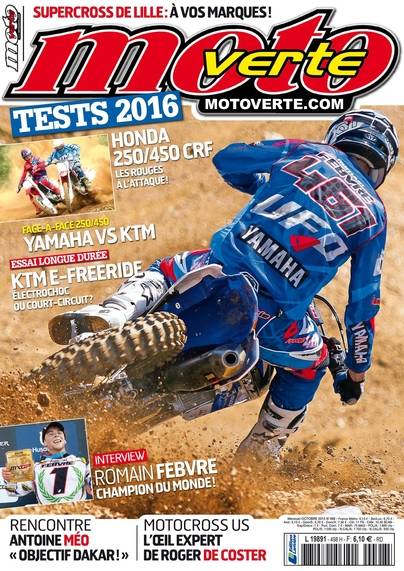 Moto verte numerique n° 498