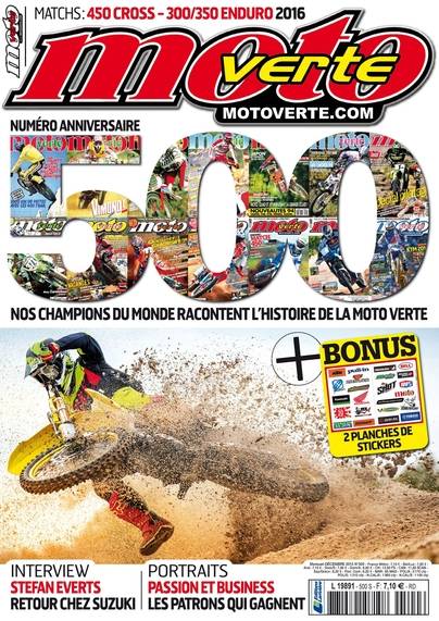 Moto verte numerique n° 500
