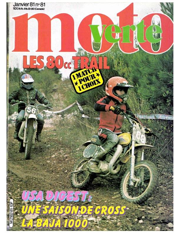 Moto Verte N° 81