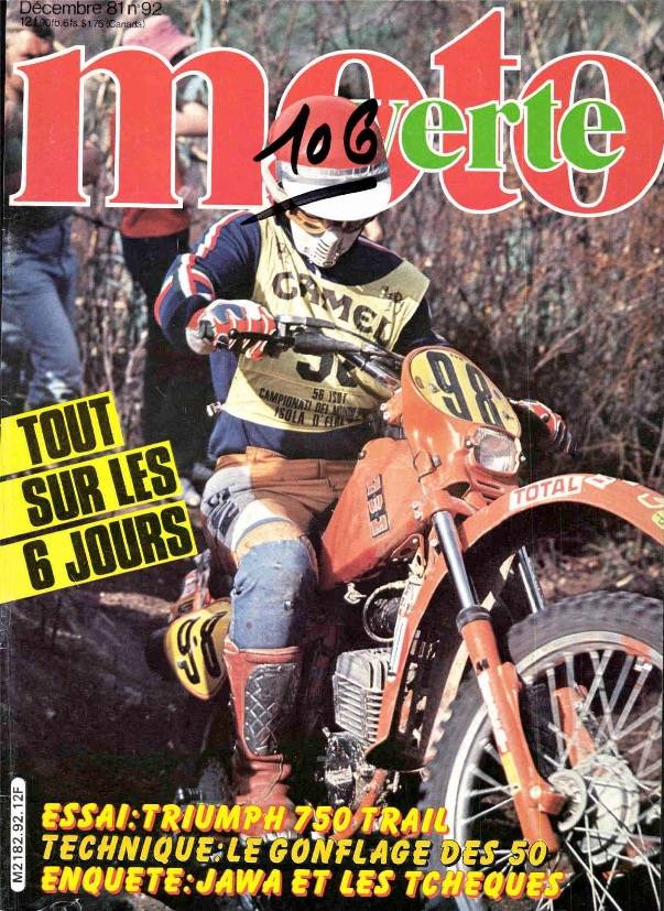 Moto Verte N° 92