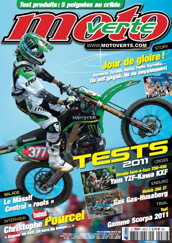 Moto verte numerique n°438