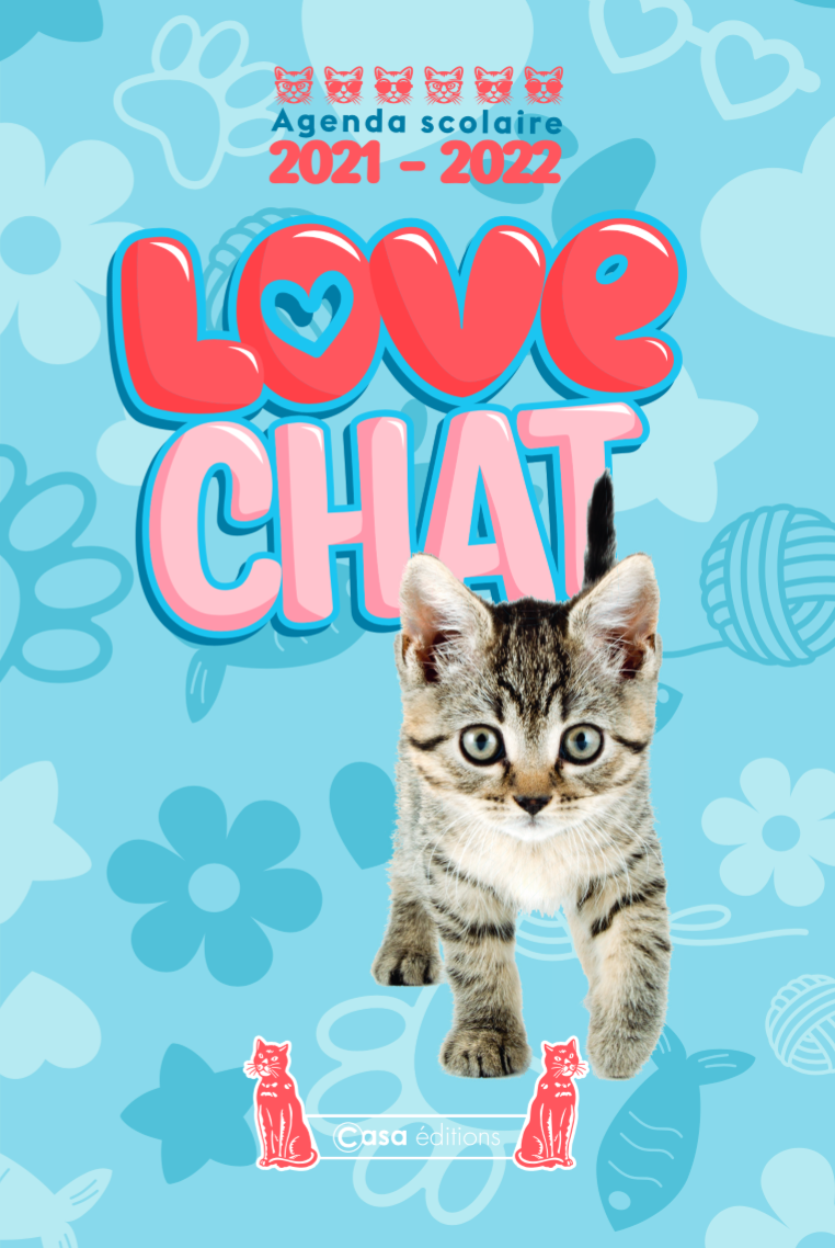 Agenda scolaire love chats