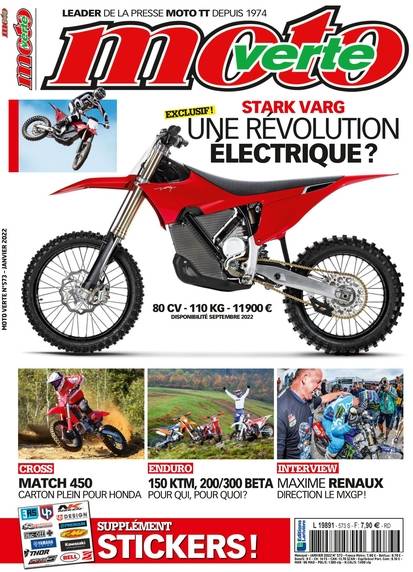 Moto verte numerique n° 573