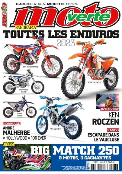Moto verte numerique n° 585