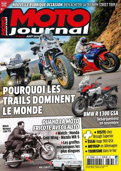 Abonnement magazine Moto Journal - Boutique Larivière