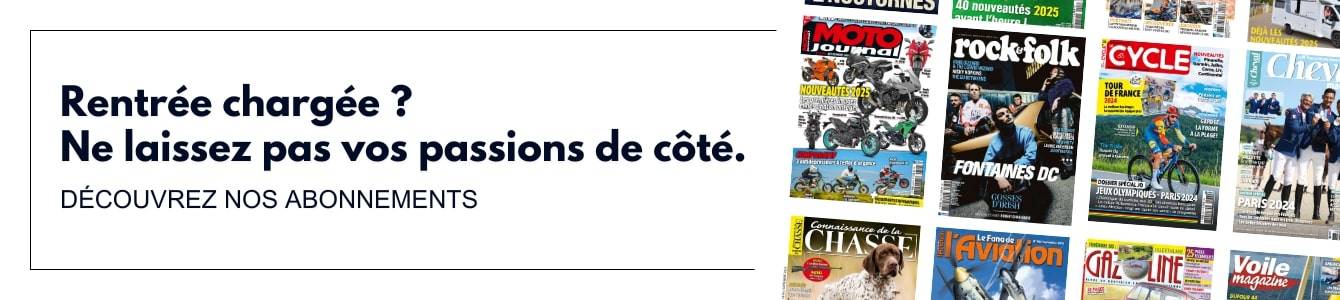 Rentrée chargée ? Ne laissez pas vos passions de côté. l Découvrez nos abonnements