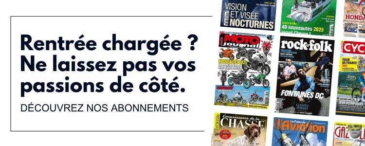 Rentrée chargée ? Ne laissez pas vos passions de côté. l Découvrez nos abonnements