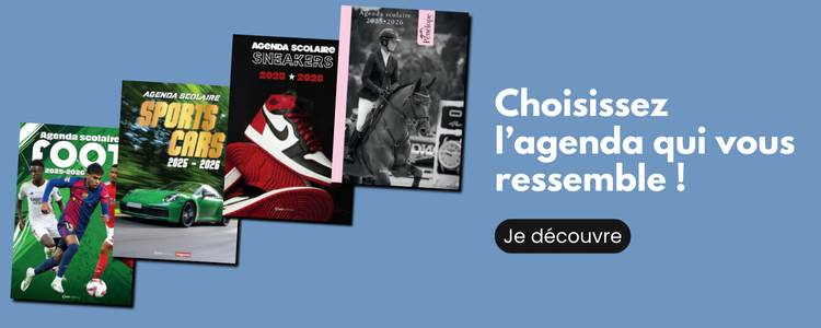 Choisissez l'agenda qui vous ressemble !