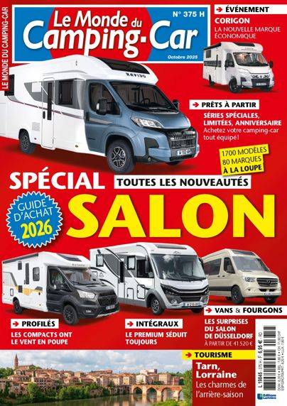 Abonnement magazine Le Monde du Camping Car - Boutique Larivière