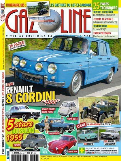 Abonnement magazine Gazoline - Boutique Larivière