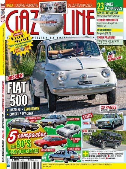 Abonnement magazine Gazoline - Boutique Larivière