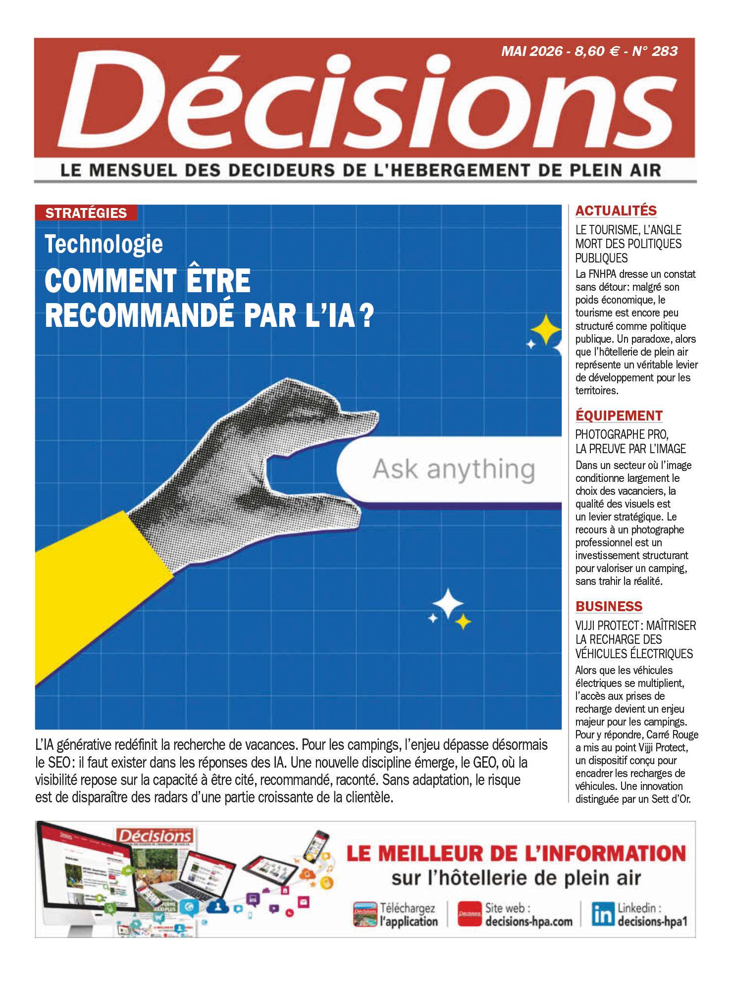 Décisions HPA N° 283