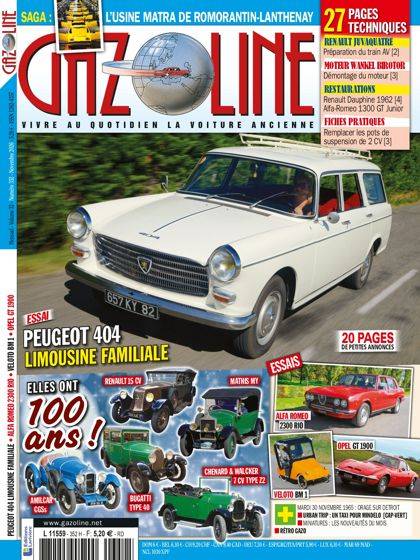 Abonnement magazine Gazoline numérique - Boutique Larivière